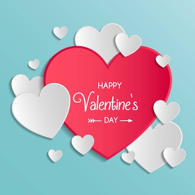 Valentine's Day Wish Card For Friends